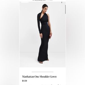 Marcella NYC Manhattan One Shoulder Gown